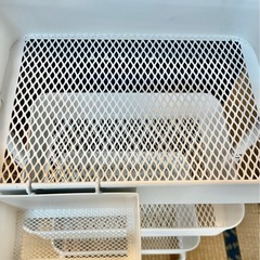 NITORI ニトリ　スチールワゴン　高さ調整可能の画像