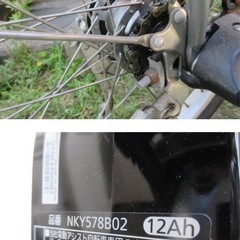 美品☆Panasonic パナソニック BE-ELL032T ELLS03 ビビ 電動アシスト自転車 20インチの画像