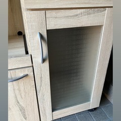 お洒落なキッチンカウンターボードの画像