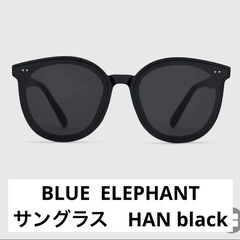 韓国【BLUE ELEPHANT】サングラス　新品　黒の画像