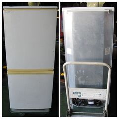 シャープ ノンフロン冷蔵庫 SJ-14P 2008年製◆お引取り...