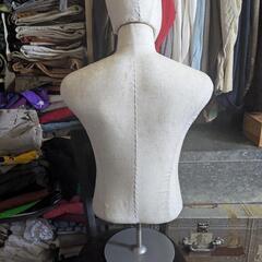 トルソー アパレルショップ使用品 白 メンズ 成人男性サイズの画像