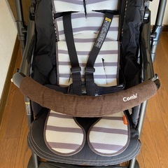 (早い者勝ち)コンビ　ベビーカー(クッションシート付き)の画像