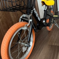 子供　GRAPHIS KIDS 自転車　GR-16  16インチ オシャレ　黄色／黒　質が良いの画像