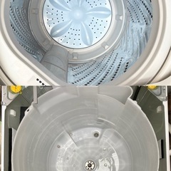 洗濯槽取り外しクリーニン済み‼️ Hisense 5.5kg洗濯機　HW-T55Hの画像