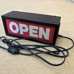 「ＯＰＥＮ」 サインランプ　レトロの画像