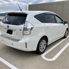 プリウスα 1,8S 【希少:スカイライト仕様】 アルパイン大画面ナビ ビックX付きの画像