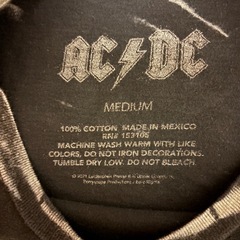 ★希少★AC/DC 86ツアーTシャツ Lサイズ 古着 ロックファン必見！の画像