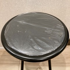 折りたたみイス　ブラックの画像
