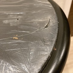 折りたたみイス　ブラックの画像