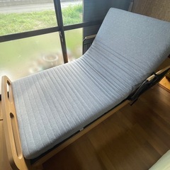【マットレス付】介護ベッド　マットレスクリーニング済み　現金のみの画像