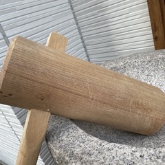 【受け渡し決定しました】餅つき用　杵と臼の画像