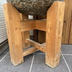 【受け渡し決定しました】餅つき用　杵と臼の画像