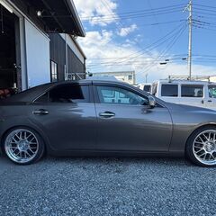 誰でも車が買える次世代低与信ローン専門店／ 安心の１年保証付き 距離無制限！中古車販売 カーメル小田原店 　平成22年式☆トヨタ　マークX　250Gリラックスセレクション 後期仕様　後期バンパー　社外エアロ　ＷＯＲＫマイスター１９インチＡＷ　ＲＳＲ車高調☆の画像