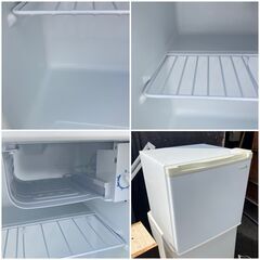 暑い夏は終わらない！１ドア冷蔵庫 サイコロ冷蔵庫 2017年製 良品 ヤマダオリジナル 清掃除菌済みの画像