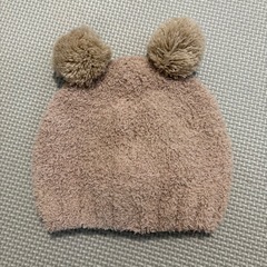 プティマイン ベビーニット帽 くまの画像