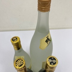 【未開封】泡盛4本セット　残波ホワイト25度/720ml・1800ml　龍25度720ml　菊之露VIP30度720ml　＃38800の画像