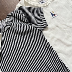 Petit Bateau プチバトー　半袖ボディ3枚セット　サイズ81cm/18mの画像