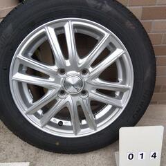 155/65R14　タイヤ（2025/7/24購入）+アルミホイールの画像