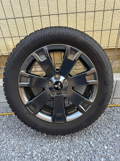 【極上スタッドレス】MITSUBISHI 三菱 デリカ 純正 225/55R18 98T ブリヂストン ブリザック DM-V3 202