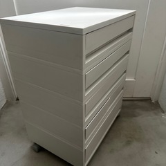 無印良品A4が収まる引き出しキャスター付きの画像