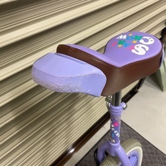 一輪車　18インチ　
紫　パープル　の画像