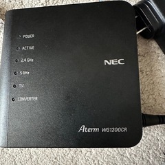 Wi-Fiルーター NEC aterm wg1200crの画像