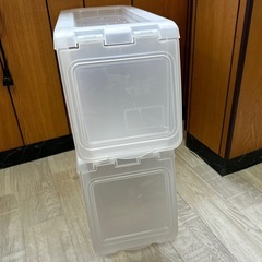 ダイソー　スタックボックス　2個の画像