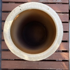 傘立て　陶器　和風　玄関に　焼き物？の画像