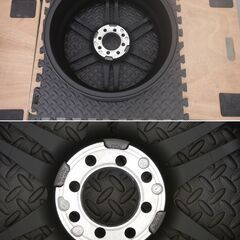 ≪yt2024ジ≫ KOSEI Racing/コーセイ アルミホイール４本セット 17インチx7JJ 4Hマルチ 詳細不明 現状品 K1? K-1？ 中古ホイール/宮城県仙台市 70822-02の画像