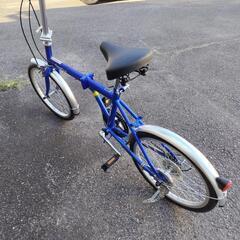 20インチ折り畳み自転車　6段変速ギアの画像