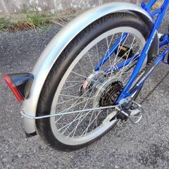 20インチ折り畳み自転車　6段変速ギアの画像