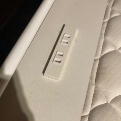 ニトリシングルベッド　マットレス付きの画像