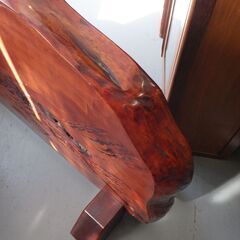 衝立 ついたて 一枚板 和家具 木工芸 天然木 古民家 旅館 和室 大迫力 ②の画像