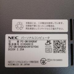 NEC  ノートパソコン(故障品)の画像