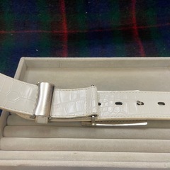 Karl Kani ベルト　ホワイト　カールカナイ メンズベルト　の画像