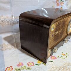 bluetooth真空管ラジオ昭和レトロ マツダ614A マジックアイ