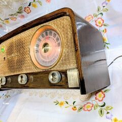 bluetooth真空管ラジオ昭和レトロ マツダ614A マジックアイ