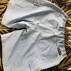 【美品】DC ハーフパンツ　ワイドデニム　Lサイズの画像