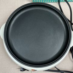 72 G-4102 ホットプレート 22cm お好み焼き ホットケーキ 100V-650Wの画像