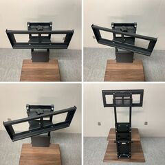 J7d2277 壁寄せ TV テレビ スタンド ニトリ TOELLE-L N MBR 32型～ 家具  現状の画像