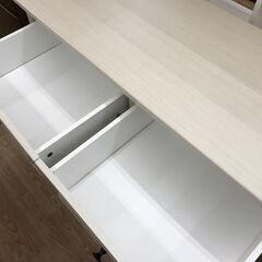 ★リユースのサカイ春日部店★KJ11445  チェスト ホワイト H67×W99×D41 クリーニング済みの画像
