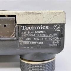 B 現状渡し Technics テクニクス SL-1200MK5 ダイレクトドライブ ターンテーブル 通電OK オーディオ機器 レコードプレーヤーの画像