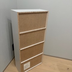 4段本棚（ホワイト）の画像
