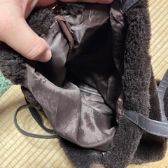 もこもこハンドバッグ(巾着)の画像