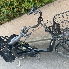 サマーSALE🚲東京23区配達無料🌈新基準 Panasonic パナソニック　ギュットアニーズ　8.9Ah 電動自転車☆中古☆パナ 1317の画像