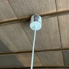 ニトリ ペンダントライト ホワイト 電球付の画像