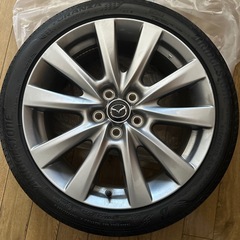Mazda3セダン純正18インチタイヤホイール4本セットの画像