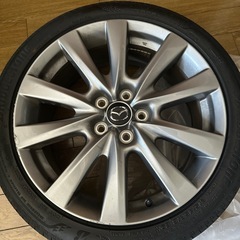 Mazda3セダン純正18インチタイヤホイール4本セットの画像