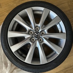 Mazda3セダン純正18インチタイヤホイール4本セットの画像